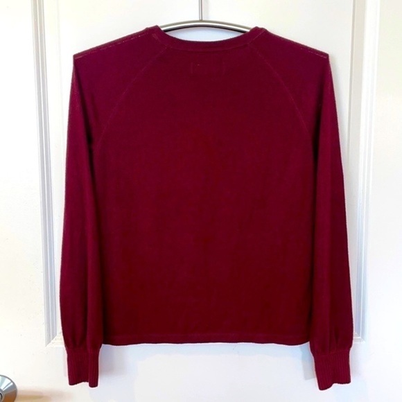 ABERCROMBIE & FITCH | Women’s Burgundy Soft A&F Cozy Long Sleeve Shirt Size XXS - Picture 6 of 6